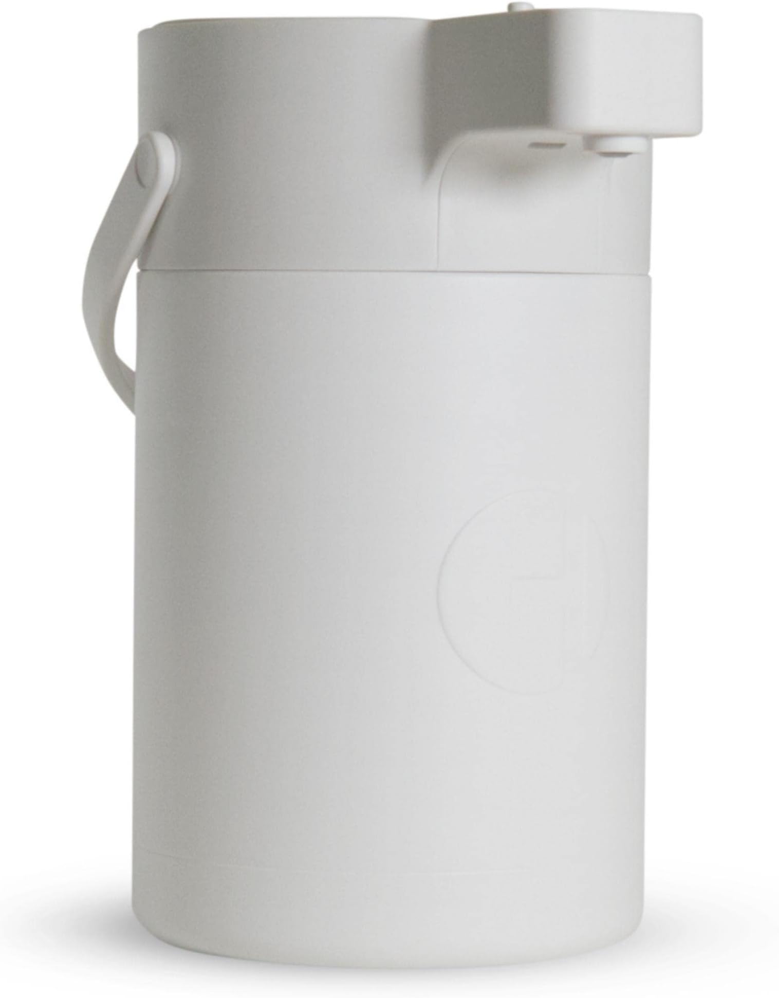Airpot Coffee Dispenser with Pump 2.5 Liter - Insulated Stainless Steel Thermal Coffee Carafe 12 Hour Hot/24 Hour Cold - Hot Beverage Dispenser for Water Coffee Tea (White)