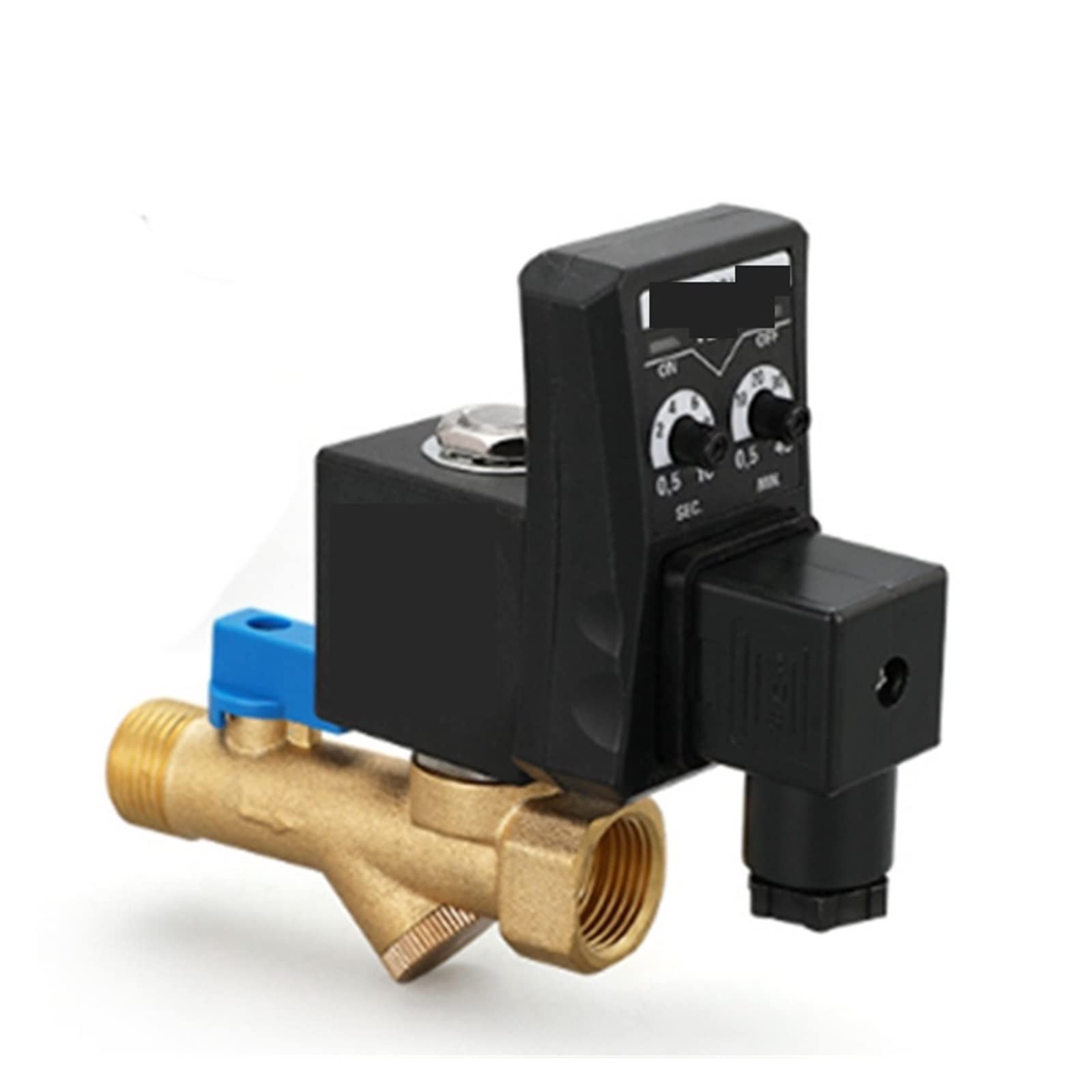 NLBN 1/2" DN15 Electric Timer Auto Water Valve Electronic Drain Solenoid Valve For Air Compressor Condensate Quick response (Specification : One-Boday Type, Voltage : 24V)
