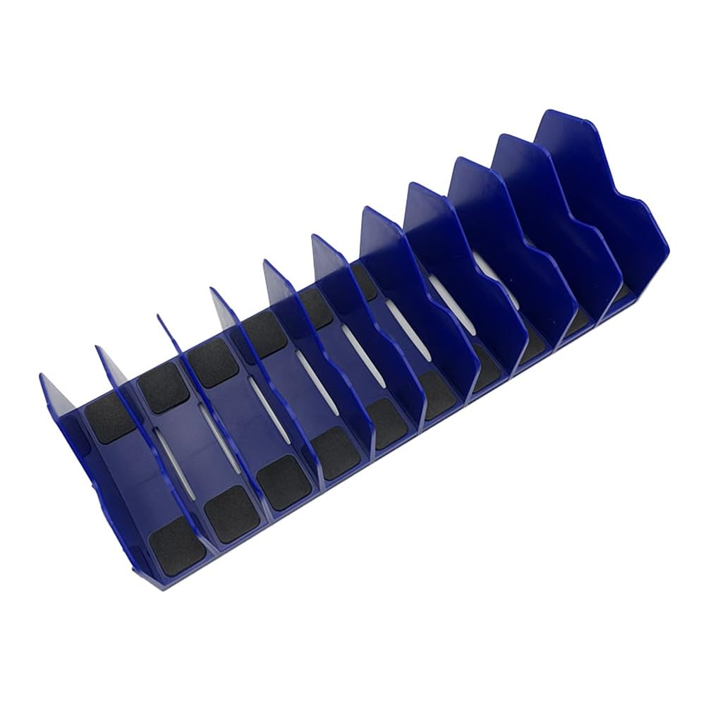 10-Slot Plier Organizer Rack for Device Drawers Toolboxes – Non-Slip Rubber Base Modular Workshop Tool Storage Organizer for Mechanics Plus DIY Enthusiasts – 250 Mm (10 Inch)(Yellow)