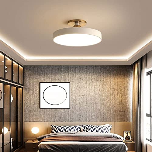 Plafonnier LED nordique ultra-mince au design épuré pour le salon
