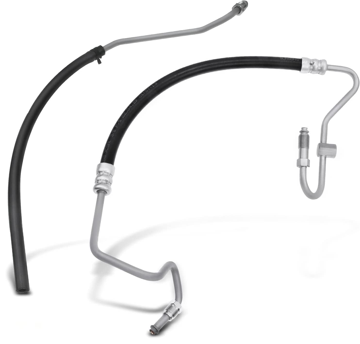 A-Premium Power Steering Hose Pressure & Return Hose Line Assembly Compatible with Jeep Wrangler TJ 2003-2006 L4 2.4L 2-PC Set