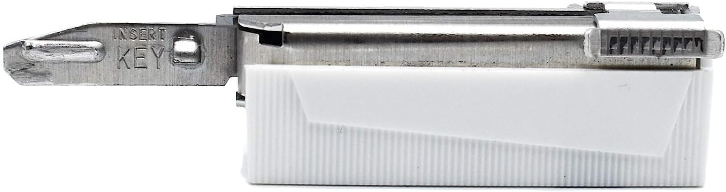 20 Platinum Chrome Injector Razor Blades in Key Dispenser for Modern and Vint...