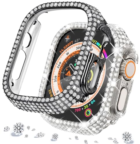 Protection Apple Watch Ultra 2 49mm anti-rayures strass brillant