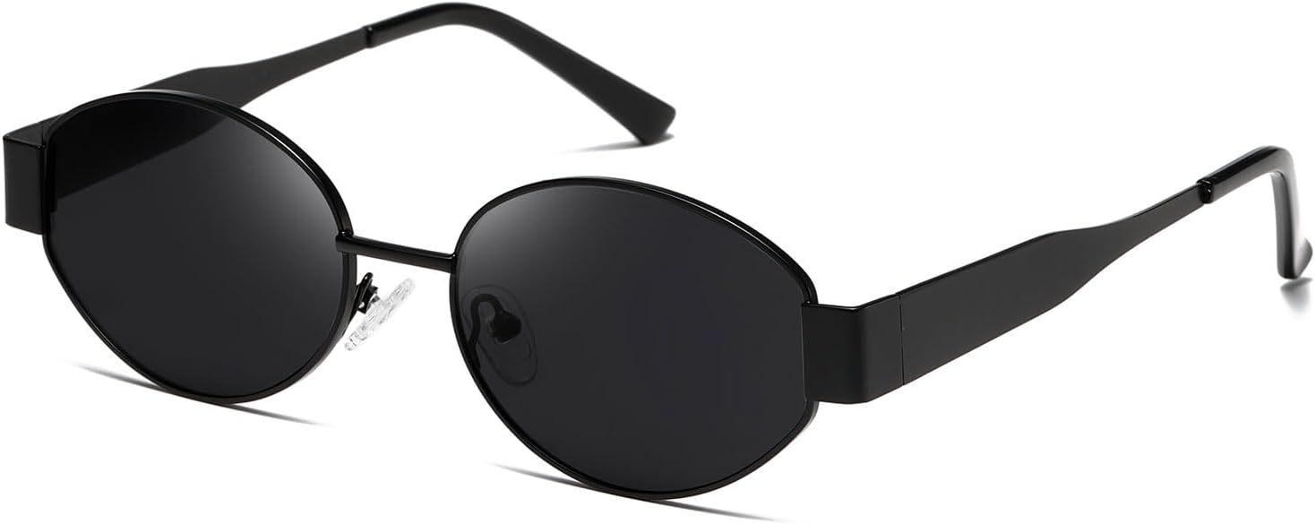 kimornRetro Oval Sunglasses for Women Men Trendy Sun Glasses Classic Shades UV400 Protection K1653