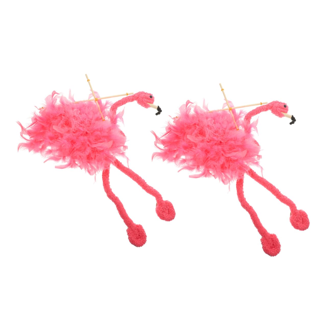 Mikinona 2 Piezas de Peluche con Cuerda Juguetes Animales Interactivos para Espectáculos Figuras Resistentes y Creativas
