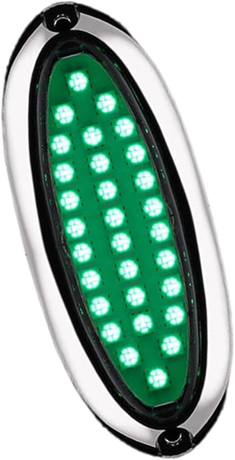 50000 Hour LED Underwater Light for Marine Stainless Steel Body Energy Efficient Design LED High Brightness Underwater Light for Boats Stainless Steel Construction Rating Low