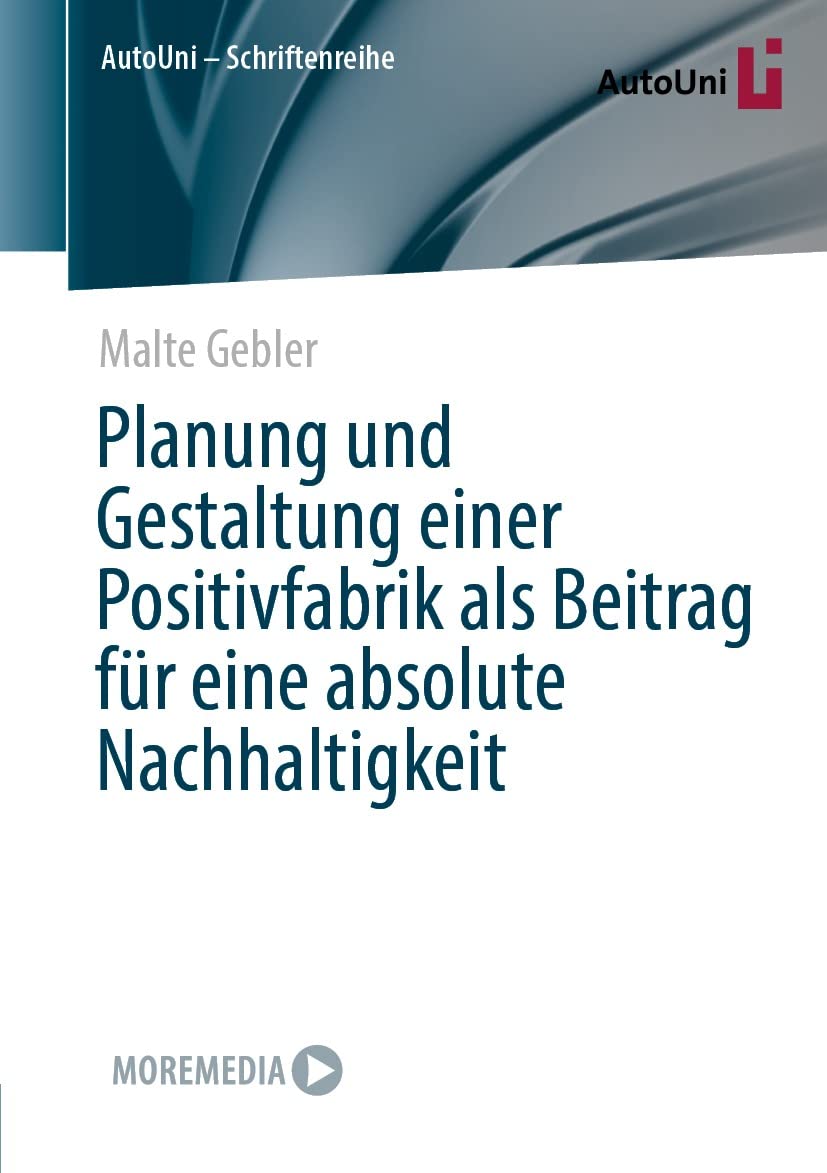 Positivfabrik AutoUni 162 livre planification gestion de projet durabilité allemande