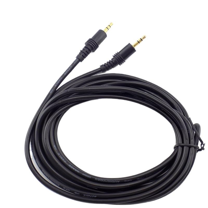 Cable auxiliar 3.5mm stereo macho a macho 1.5m miniatura 5