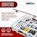 ArtBin 9007AB Super Satchel with Removable Dividers, Portable Art & Craft Organizer with Handle, [1] Plastic Storage Case, Clear
