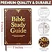 Bible Study Guide for Women & Men – Beginner-Friendly Study of All 66 Books with Life Application & Reflection Notes | Premium Lay-Flat Hardcover Devotional Journal