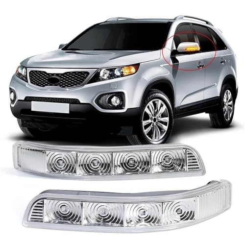 Intermitente espejo Sorento XM 2009-2014 luz de giro lateral para coche 2