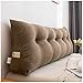 Cuscini per Testiera Letto, Cuneo con Tatami Lettura Schienale, Cuscino A Cuneo da Lettura, per Lettura Grande per Letto A Castello Coperchio Rimov(Color:Brown,Size:180cm/70.8in (6 Buttons))