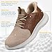 Hands Free Slip On Shoes Men Slipon Walking Casual Fashion Sneaker Slipon Arch Support Memory Foam Mesh Light Cushioning Breathable Stylish Tan