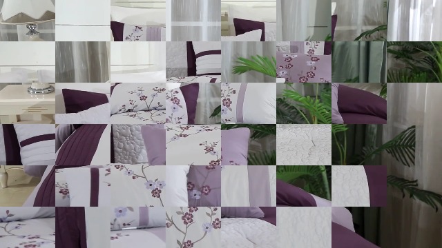 Amazon.com: Chezmoi Collection Linnea 7-Piece Luxury Purple
