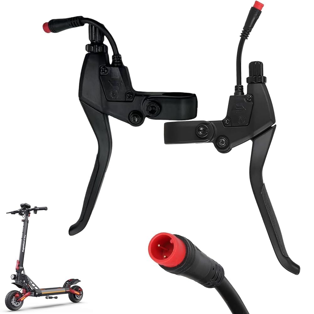 CERFFOOL Brake Lever Handle for Kukirin G2 Pro/G2 Max Aluminum Alloy Brake Lever Replacement Part for Electric Scooters Accessories (1 Pair Brake Lever)