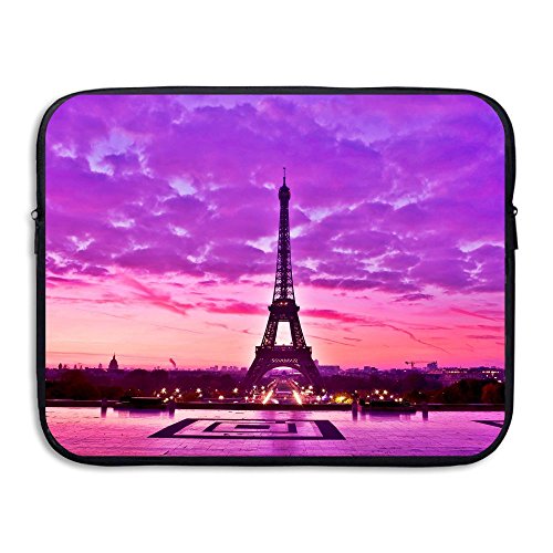 Business Briefcase Laptop Sleeve France Paris Eiffel Tower Case Cover For 13 Inch Macbook Air/Asus/Dell/Lenovo/Hp/Samsung