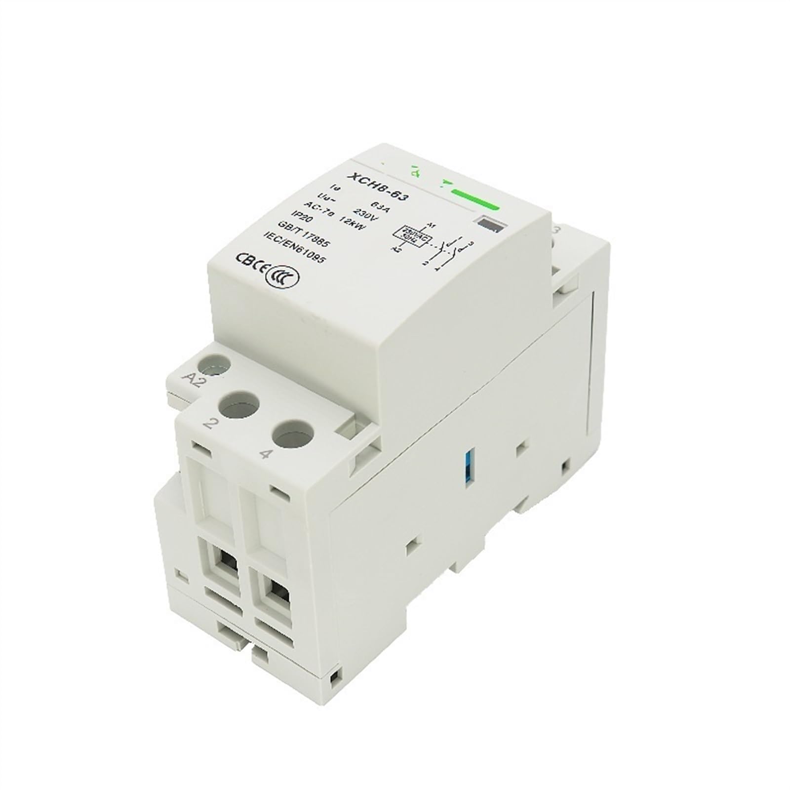 Contacteur modulaire rail din pour piloter le chauffe-eau en heures creuses