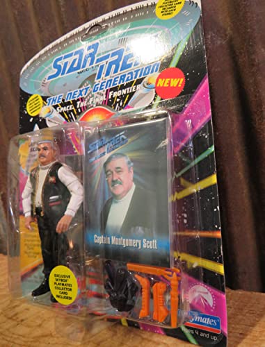 Captain Montgomery Scott Action Figure As Seen In The Star Trek: Next Gext Generation Episode "Relics" #TOP3
