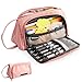 Produktbild Sporgo Federmäppchen Rosa Große Kapazität Mäppchen Federtasche Mädchen Teenager Junge,Multifunktions Briefpapier-Beutel Make-up Tasche,Leinwand Reißverschluss Federtasche Geeignet Für Schule&Büro