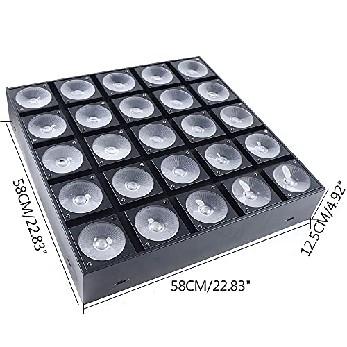 3in1 25 * 30W Beam Wash Strobe Matrix RGB LED Stage Wash Effect Panel Light, Light Effect Bar DJ Party Lamp, Stage Strobe Light for DJ Party Wedding Halloween Stage - Thumbnail 2