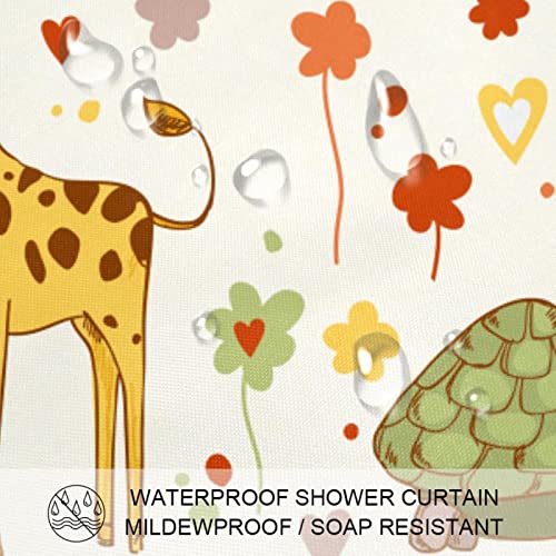 Rideau de douche imperméable anti-éclaboussures motif Afrique - 4