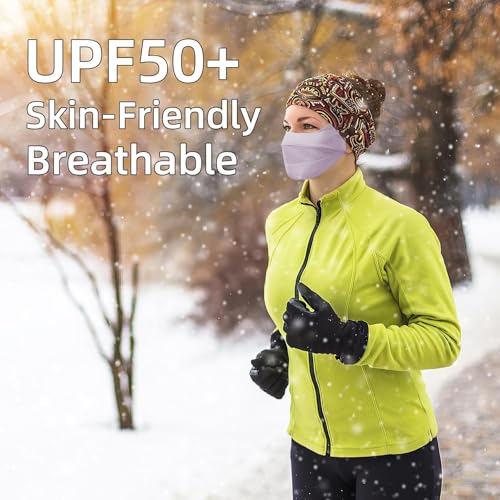 Image of 2PCS Face Mask for Sun Protection for Women, Sun Protection Mask for Women, Masks for Women, Mask for Womens, Cooling Faces Cover with Ear Loops, Breathable Mask for Outdoor Activities