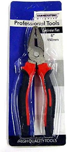 Combination Pliers-6in, (Pack of 2), Hardened Cutting Edge,Great For Plier Set and Tool Set, Use For Home Improvement, Spring Cleaning, Construction Site (Value Deal)