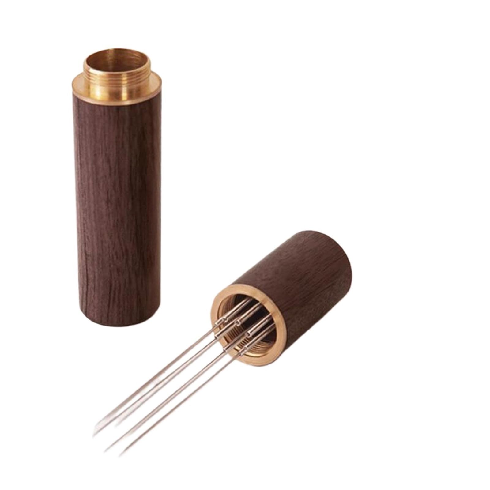 Doseur de café universel en acier inoxydable marron foncé avec 8 broches