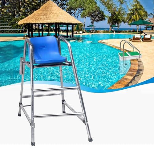 ZGHQHCDRH Silla de socorrista, Silla de observación Salvavidas for Piscinas Exteriores e Interiores (Equipo Profesional Salvamento)(S (47.2inch/120cm))