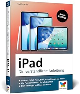 iPad: Alle Funktionen Schritt für Schritt erklärt. Für iPad, iPad Air u. iPad Pro. Aktuell zu iPadOS 26