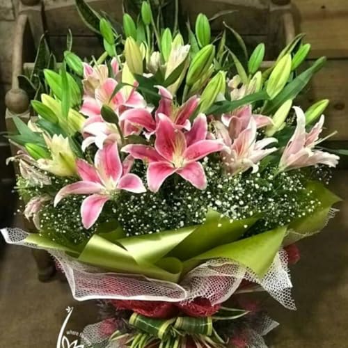 Image of Oasis Frosted Gold Bouquet Wrapping Roll Premium Korean Style Flower Wrap for Fresh Flowers & Gift Packaging Florist Essential Supplies 60 Micron 25 Meter Long