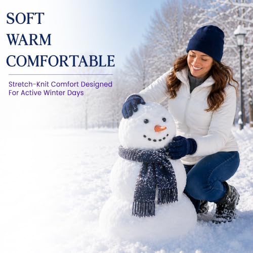Image of Yacht & Smith Winter Beanies & Gloves Wholesale Bulk Cold Weather Unisex Hat & Glove