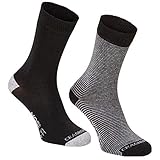 Craghoppers Noslife Twin 2er Pack Socken, charcoal-soft grey, EU 43-47
