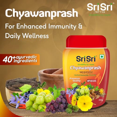 Image of Sri Sri TATTVA shuddhta ka naam Chyawanprash - Herbal Immunity Booster With 40+ Ayurvedic Ingredients For Better Strength And Stamina - 250G