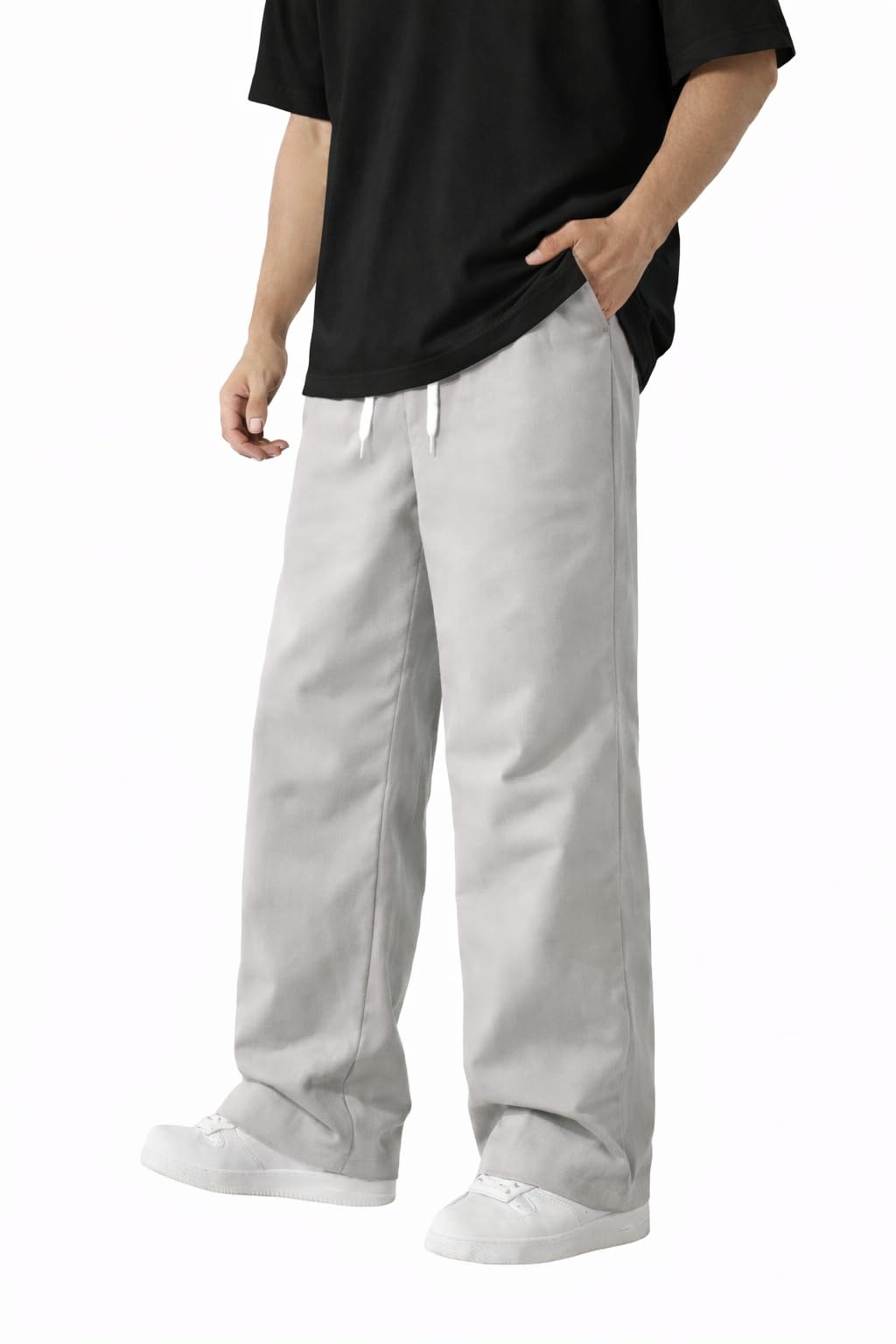 netclick Men’s Straight Fit Track Pant | Gym Joggers with Zipper Pocket | Activewear & Casual Sports Lower-picture-26