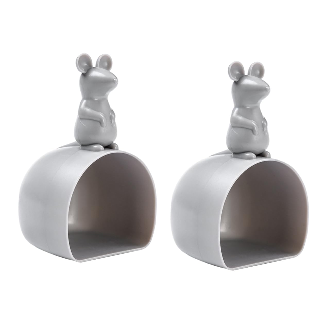 2pcs Scoop Rice Measuring Spoon Scoops for Dry Goods Home Rice Spoon Mouse Shaped Cup Rice Measuring Cup Kitchen Supplies Multi Purpose Scoop Kitchen Supply Spoon for Rice