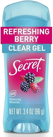 Secret Scent Expressions Clear Gel So Very Summerberry Scent Antiperspirant &amp; Deodorant 2.7 Oz