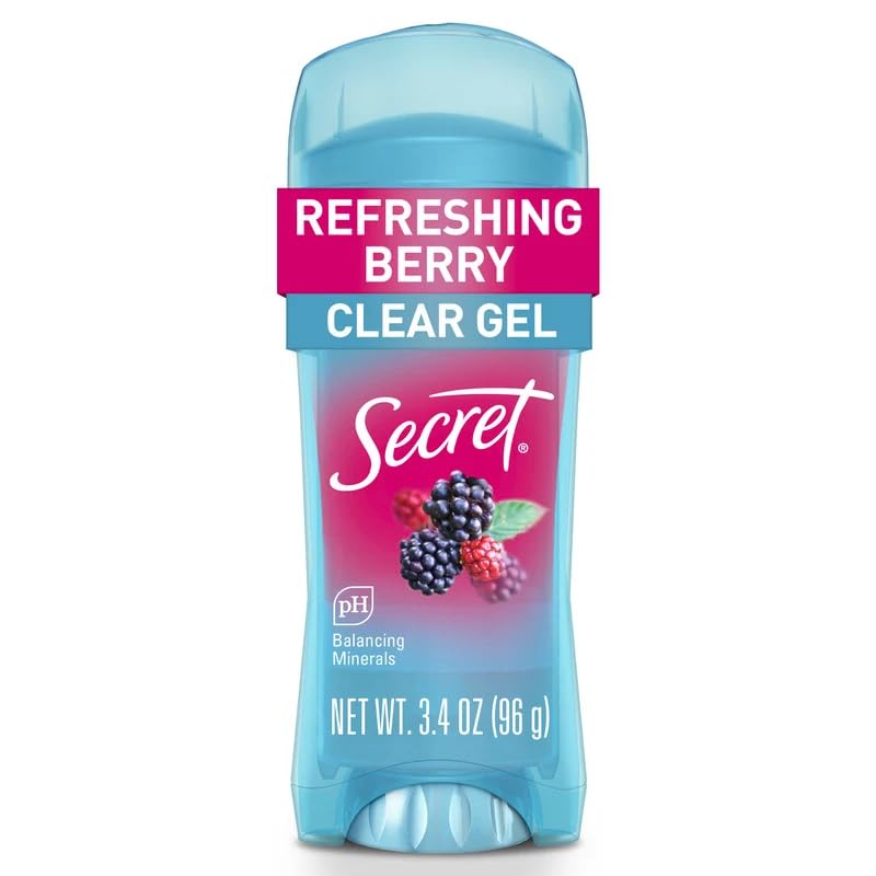 Desodorante antitranspirante em gel transparente Secret Boho Berry, 73 g