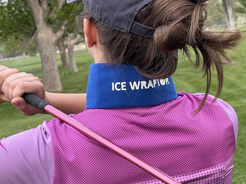 Image of Ice Wraptor Bandana + Insert: Just Add Water. Keep Neck, Head, and Joints Cool. Portable Ice Therapy for Pain Relief.Adjustable Fit, Lightweight Comfortable- with 1 2.5 inchx15 inch Reusable Cryosheet Insert