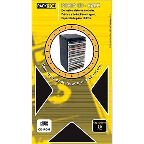 Porta CD - Rack Capacidade 16 CDs