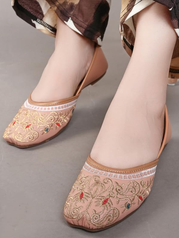Image of XE Looks Flat Comfortable, Trend & Fancy Punjabi Jutti For Women & Girls