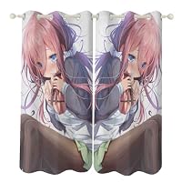 Amazon｜五等分の花嫁 カーテン 遮光 可愛い 遮光カーテン アニメ