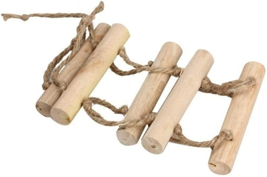 YITON Bird Swings Feeding Birds Nest Wooden Small Parrot Rat Toy Bridge Wooden Ladder Hamster Bird Cage Accessories 3Pcs