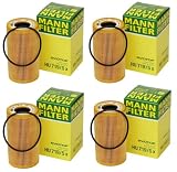 Set of 4 Oil Filters HU 719/5 X For 911 918 Spyder Boxster Cayenne