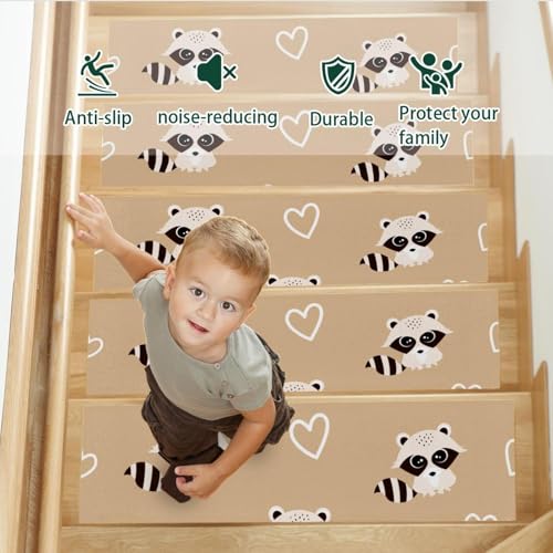 Alfombras para escaleras de madera antideslizantes: solución para caídas de niños y ancianos en interior 5