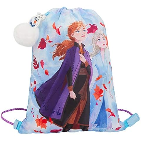 Disney Frozen 2 Drawstring Gym Bag with Keyring Cover