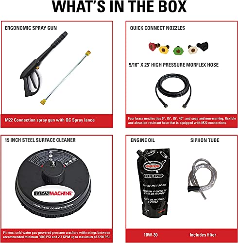 Simpson CM61118-S Clean Machine 3500 Psi Gas Pressure Washer thumb #2