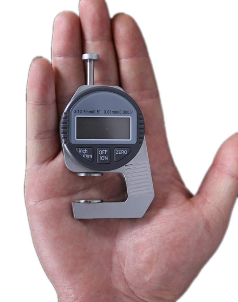 Strumento di misurazione Dial elettronico Portatile Indicatore, di Spessore Digitale del Tester del Calibro 12,7 Millimetri Misura utensile comparatore Tester, Spessore 0,01 Millimetri Mini