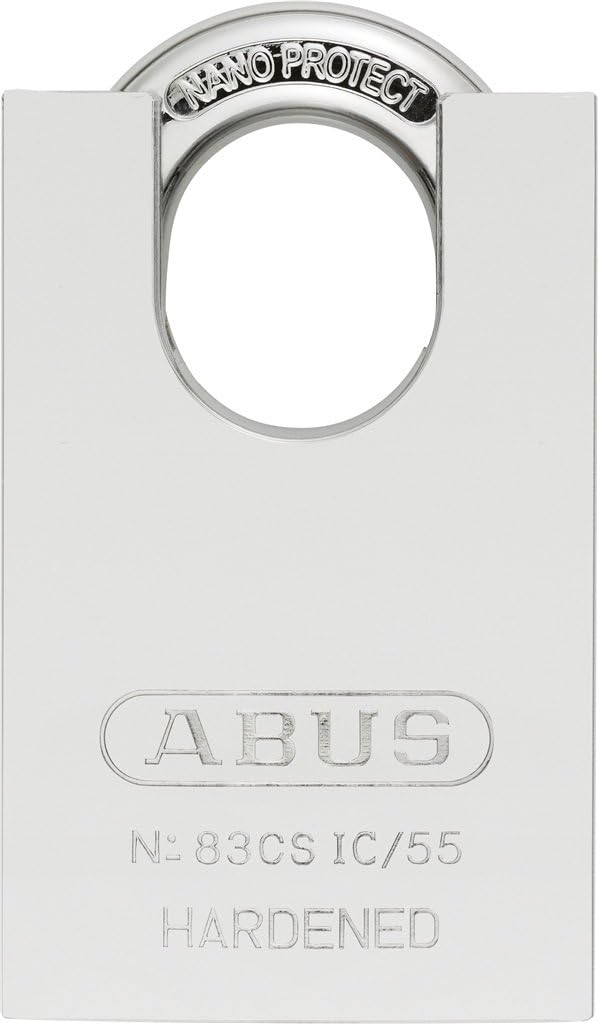 ABUS 83CS-IC/55 Small Format Rekeyable Chrome Plated Brass Padlock