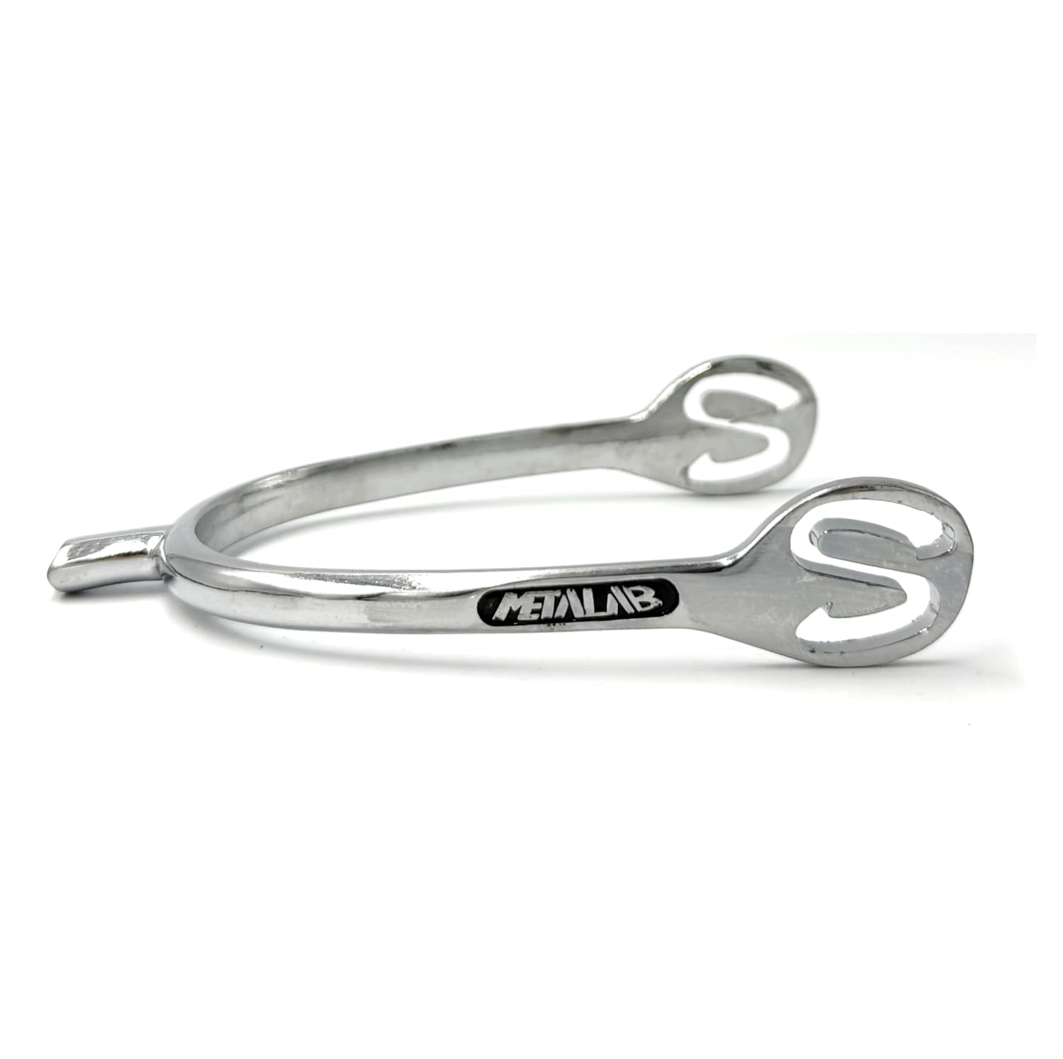 Equine Smile ES1077 SuperSpur Prince of Wales Zinc Spurs with Nylon Spur Straps Riding Spurs Riding Track (L 25mm - Men)